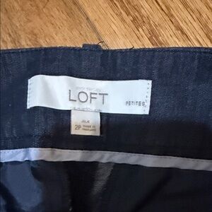 LOFT Dark Blue Skirt